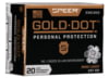 Image of Speer Gold Dot Handgun Personal Protection Handgun Ammo category
