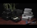 Barska Key Lock Cash Box &amp; 6 Compartment Removable Tray
