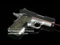 Crimson Trace 1911 Laser Grip - Full Size, Round Heel, Rosewood - Master Series