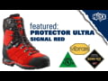 HAIX Protector Ultra Work Boots - Signal Red