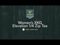 King's Camo Women's XKG Elevation 1/4 Zip Tee