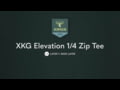 King's Camo XKG Elevation 1/4 Zip Tee