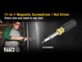 Klein Tools 11-in-1 Magnetic Screwdriver/Nut Driver (32500MAG)