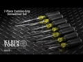 Klein Tools 7-Piece Cushion-Grip Screwdriver Set