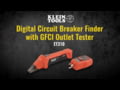 Klein Tools Digital Circuit Breaker Finder with GFCI Outlet Tester (ET310)