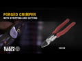Klein Tools Forged Crimper with Stripping and Cutting (Cat. No. 2005N)
