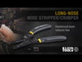Klein Tools Long-Nose Wire Stripper/Crimper