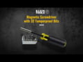 Klein Tools Magnetic Screwdriver with 32 Tamperproof Bits (32510)