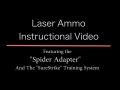 Laser Ammo KWA M226 PTP Recoil Enabled Airsoft Training Pistol w/ Red  Visible Laser , Spider Adapter, Large RETP-M226
