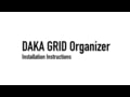 Magpul Industries - DAKA Grid Organizer - Installation Instructions