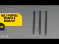 Otis Technology Multi-Purpose Scraper &amp; Brush Set