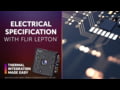 Overview of Electrical Specifications for the FLIR Lepton