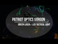 PATRIOT OPTICS Gorgon Green Laser LED Light Combo