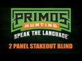 Primos Double Bull 2 Panel SurroundView Stakeout Blind - Mossy Oak Greenleaf