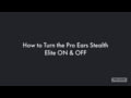 Pro Ears - How to Turn the Pro Ears Stealth Elite ON OFF