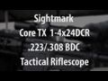 SightMark Core TX 1-4x24DCR .223 .308 BDC Dual Caliber Rifle Scope SM13072DCR Introduction Video
