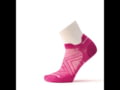 Smartwool Run Zero Cushion Low Ankle Socks - Women's, Power Pink