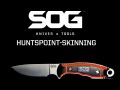 SOG Huntspoint Skinning Knife Glass-Reinforced Nylon Handle HT011L-CP