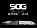 SOG Kiku Black Large Fixed Knife KU-2011