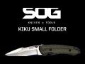 SOG Kiku Black Small Folding Knife KU-1002