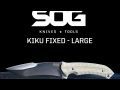 SOG Kiku Satin Large Fixed Knife KU-2011