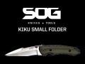 SOG Kiku Satin Small Folding Knife KU-1001