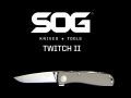 SOG Twitch II Satin Folding Knife TWI8-CP