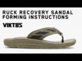 Viktos Ruck Recovery Sandals Forming Instructions
