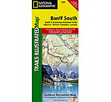 Image of National Geographic Banff South Trail Map