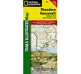 Image of National Geographic Theodore Roosevelt National Park Trail Map
