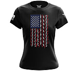 Image of We the People Holsters American Flag In Guns Patriotic Colors Short Sleeve Shirt - Women's
