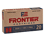 Hornady Frontier NATO Rifle Ammunition .223 Rem 55 gr FMJ 3240 fps
