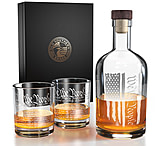 Image of Old Southern Brass 3 Piece We The People Constitution Decanter Set