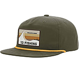 Image of 13 Fishing Walleye Chop Flat Brim Snapback Hat - Men's