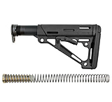 Image of Hogue AR-15/M-16 Overmolded Collapsible Buttstock Assembly, w/Mil-Spec Buffer Tube, Hardware