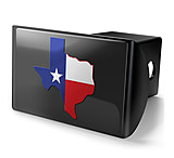 Image of Old Southern Brass Texas Flag 2 Trailer Hitch Cover