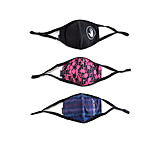 Image of Body Glove Women's 3-Piece Face Mask Set - Solid, Stripe, Logo Print 8559E857