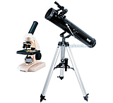 Image of 2-PC Students' Learning Kit - Bushnell 3" Reflector Telescope and Meade 8200 Microscope