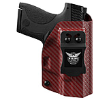Image of We the People Holsters Red Carbon Fiber Custom Kydex For Concealed Carry Leather IWB Holster