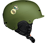 Image of Spy Optic Galactic Mips - Spy Optic - Olive Graphic Alien Matte Snow Helmet 158AA751