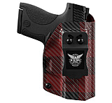 Image of We the People Holsters Red Plaid Custom Printed Leather IWB Holster