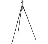 Image of Manfrotto 290 Photo Tripod Kit-293 Compact Aluminum 3 Section w/ QR Ball Tripod Head 