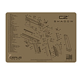 Image of Cerus Gear CZ SHADOW 2 SCHEMATIC HANDGUN PROMAT - COYOTE TAN 258FA6BC