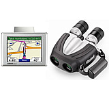 Image of 2-PC Elite Pro Hiking Gift Package - Bushnell 10x35 Stableview Image Stabilized Binoculars 181035, Garmin Nuvi 350 Portable GPS Navigator and Digital Entertainment System