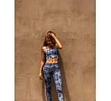 Image of Body Glove Reboot Athletic Crop Top - Tie-Dye Blue 1D4B0CCC