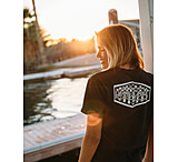 Image of Body Glove Hermosa Badge Short-Sleeved T-Shirt - Black 1ABA6AAF