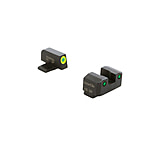 Image of Ameriglo Trooper Tritium Handgun Sight Set for Springfield XD Green Rear Green with Lumigreen Front 44214850