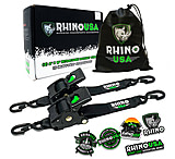 Image of Rhino USA 2 x 10' Retractable Ratchet Straps D81FC963
