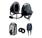 Image of 3M Peltor ComTac Dual Comm ACH Kit w/2 PTT adaptors - Neckband Headset