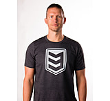 Image of 3V Gear Shield Tee - Dark Grey 0CB66A80